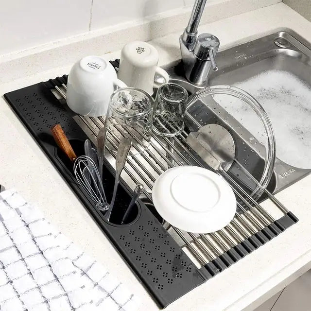 Foldable Metal Dish Rack