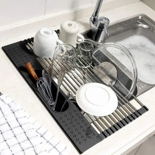 Foldable Metal Dish Rack
