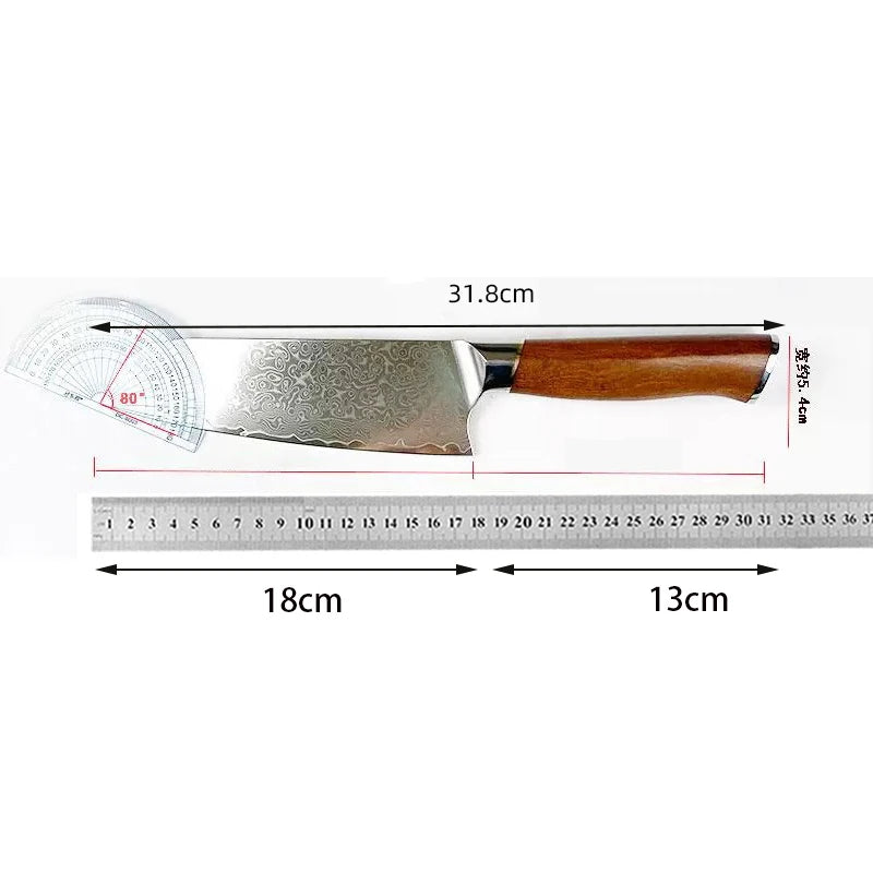 Damascus Utility Knife