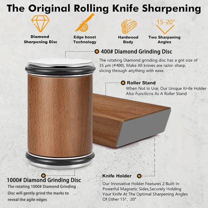 Dual-Sided Diamond Sharpener