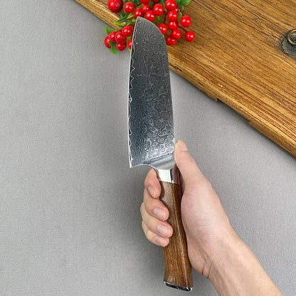 Damascus Utility Knife